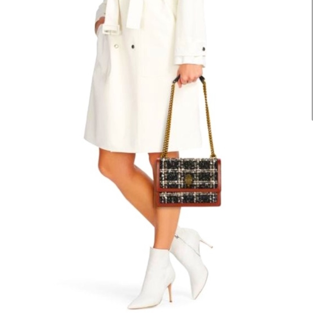 🌿 Kurt Geiger London Shoreditch Tweed & Leather Crossbody Bag 🌿 - Picture 6 of 6